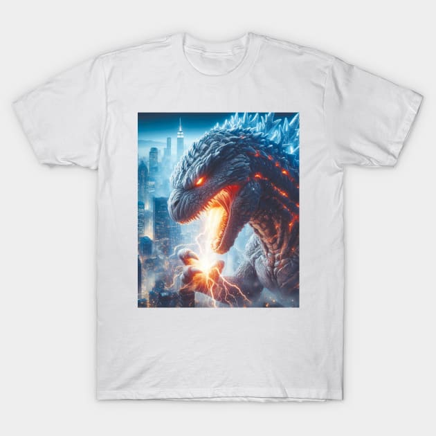 Godzilla Monster T-Shirt by teamlancerbd